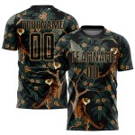 Custom team football kits in 100% polyester – breathable sublimation short-sleeve jerseys