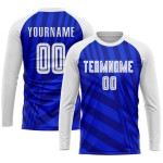 High-quality custom 100% polyester long-sleeve football jerseys – breathable, French style, youth sizes, factory-customized logo High-quality custom 100% polyester long-sleeve football jerseys – breathable, French style, youth sizes, factory-customized logo
