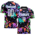 Custom men's printed logo football jersey – quick-dry, breathable uniform with team name, short-sleeve for adults Custom men's printed logo football jersey – quick-dry, breathable uniform with team name, short-sleeve for adults