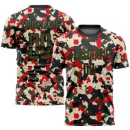 2024 short-sleeve quick-dry breathable football jerseys – custom name and logo print, mesh fabric