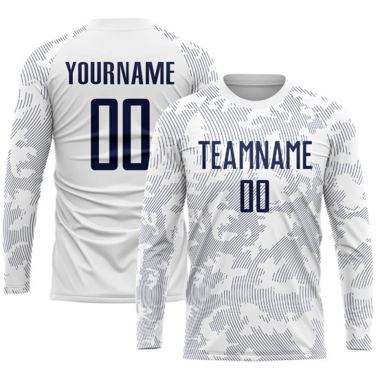 High-quality custom 100% polyester long-sleeve football jerseys – breathable, French style, youth sizes, factory-customized logo High-quality custom 100% polyester long-sleeve football jerseys – breathable, French style, youth sizes, factory-customized logo