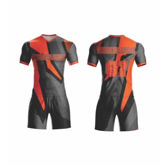 Custom-designed fully sublimated football kits – digital printing, French-style jerseys with custom names Custom-designed fully sublimated football kits – digital printing, French-style jerseys with custom names