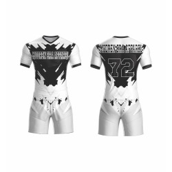 High-quality custom sublimation football kits – comfortable breathable jerseys, custom names, garment dyeing technology