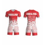 Factory-direct top-tier football kits – Thai-quality sublimation club training sets, red and black sportswear uniforms Factory-direct top-tier football kits – Thai-quality sublimation club training sets, red and black sportswear uniforms