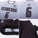 Black Jersey Sublimation Soccer Fade Fashion Custom Uniform Gray Black Jersey Sublimation Soccer Fade Fashion Custom Uniform Gray